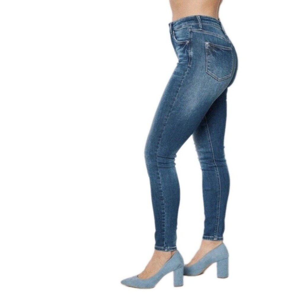 Judy Blue High Rise Tummy Control Stretchy Skinny Jean JB88799 Women's Size 7/28